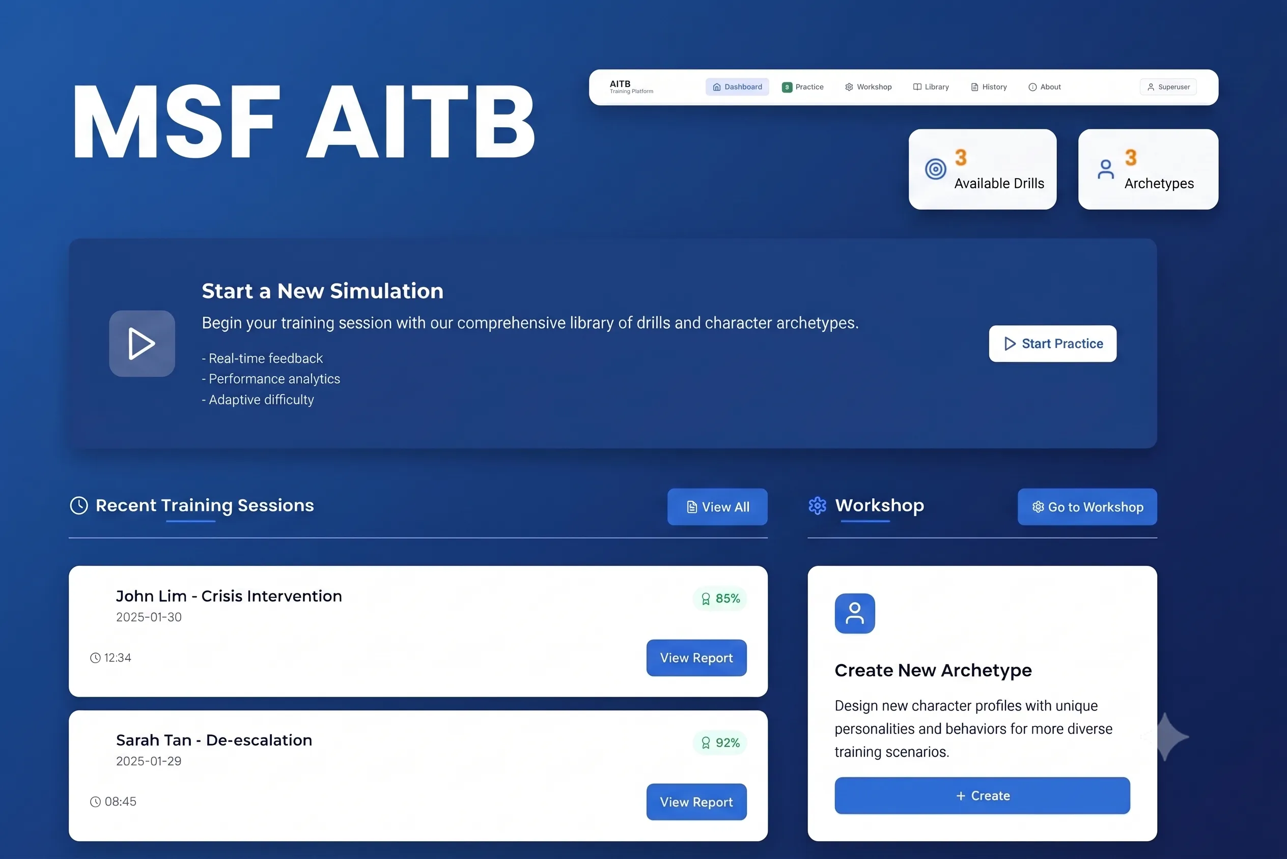 AI Training Bot for Social Workers